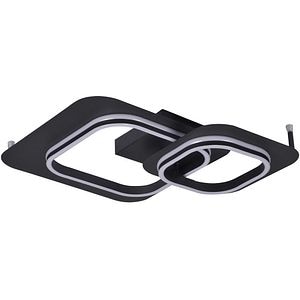 Plafoniera LED KLAUSEN Swell PL2 KL140034, 32W, 800lm, negru