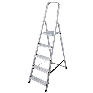 Scara cu platforma KRAUSE Corda, 5 trepte, 3.5 m, aluminiu