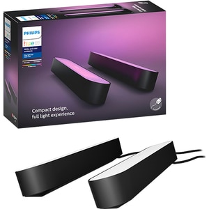 Pachet lampi inteligente PHILIPS Hue Play 8718696170724, lumina RGB, 6.6W, negru, 2 buc