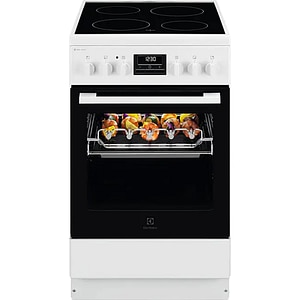 Aragaz ELECTROLUX LKR540267W, 4 arzatoare, Electric, L 50 cm, Grill, alb