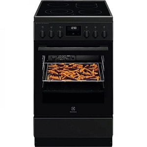 Aragaz ELECTROLUX LKR564276K, SteamBake, AirFry, 4 arzatoare, Electric, L 50 cm, Grill, negru