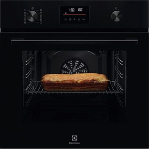 Cuptor incorporabil ELECTROLUX SurroundCook LOF4P06BK, Electric, Autocuratare pirolitica, 65 l, Clasa A+, negru