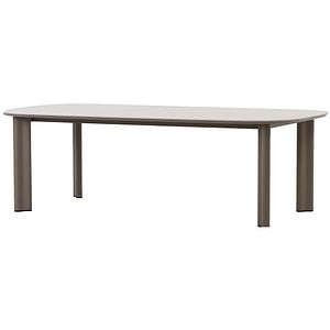 Masa terasa ARTITURE Scroll M8, aluminiu, 240 x 120 x 75 cm, camel