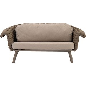 Canapea terasa ARTITURE Scroll 105, aluminiu, 179 x 90 x 79 cm, camel