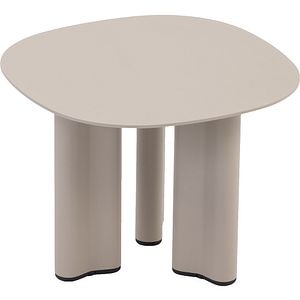 Masa terasa ARTITURE Scroll S 1, aluminiu, 54 x 54 x 42 cm, bej