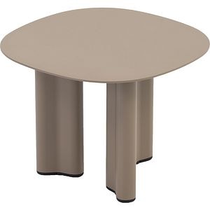 Masa terasa ARTITURE Scroll S 5, aluminiu, 54 x 54 x 42 cm, camel