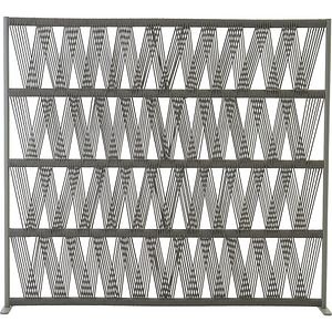 Paravan LIVINTWIST L3, aluminiu, 181.5 x 123.2 x 32 cm, kaki