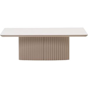 Masa terasa ARTITURE Soft 101, aluminiu, 120 x 120 x 38 cm, camel