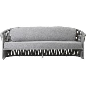 Canapea terasa ARTITURE Victory 10, aluminiu, 213 x 77.5 x 79 cm, gri deschis