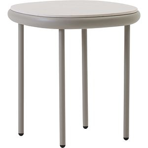 Masa terasa LIVINTWIST Scala 7, aluminiu, 43.5 x 43.5 x 45 cm, kaki