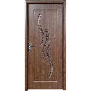 Usa interior M107, cu geam, reversibila, MDF, 70 x 204 cm, stejar auriu