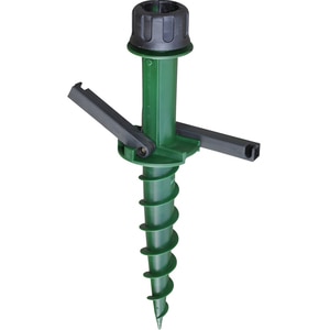 Suport umbrela PROGARDEN, polipropilena, 10 x 44 cm, verde