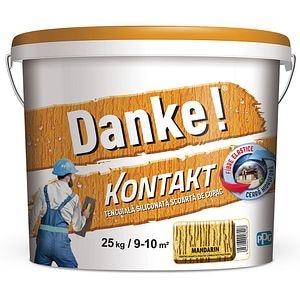 Tencuiala decorativa DANKE Kontakt Scoarta de copac, mandarin, 25 kg