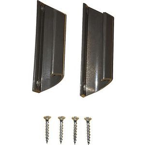Maner plasa insecte SUNNY, aluminiu, 9 cm, 2 bucati, maro