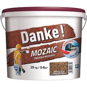 Tencuiala Mozaic DANKE, maro ocru, 25 kg