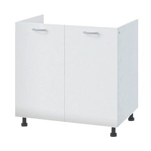 Masca Bucatarie, 80 cm, 2 usi, alb mat