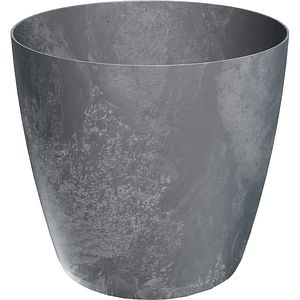 Ghiveci PROSPERPLAST DMMA, D13.8 cm, gri