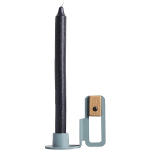 Suport lumanare Reno Single, 12.7 x 7.6 x 10.1 cm, albastru