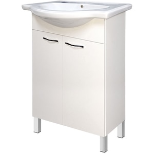 Set masca si lavoar Cersanit Sati Emilia, 59.4 x 35.6 x 79.4 cm, alb