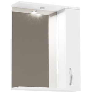 Oglinda baie cu dulap Woodart Loca, 60 x 14 x 60 cm, alb