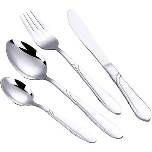 Set tacamuri MYRIA MC4046, 24 piese, otel inoxidabil, argintiu