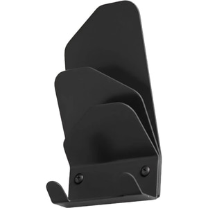 Cuier perete Erg, 17.5 cm, negru