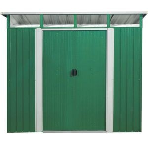 Casuta gradina PERGART Lubeck V 86, metal, 194 x 238 x 203 cm, verde
