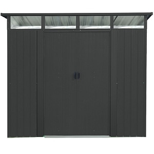 Casuta gradina PERGART Lubeck 89, metal, 278 x 238 x 203 cm, antracit