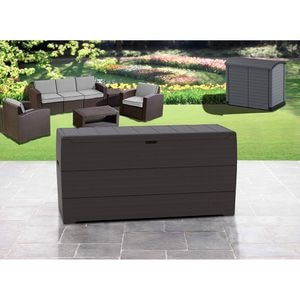 Lada depozitare gradina DURAMAX Durabox 270 L, 116.5 x 45 x 56 cm, maro