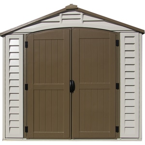 Casuta de gradina DURAMAX Duraplus, rasina, 246.4 x 239.7 x 234.4 cm, bej