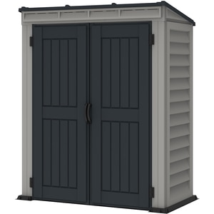 Casuta de gradina DURAMAX Yardmate Pent Roof, rasina, 170.9 x 91.9 x 202.4 cm, gri