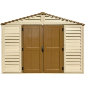 Casuta de gradina DURAMAX Woodbridge Plus, rasina, 324.8 x 318.7 x 233.2 cm, bej