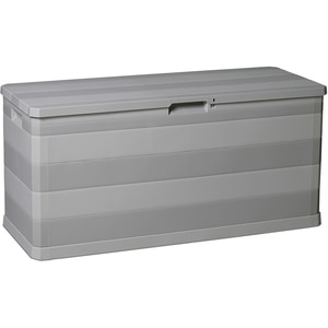 Lada depozitare gradina TOOMAX Multibox Elegance, PP, 117 x 45 x 56 cm, gri deschis