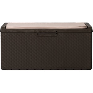 Lada depozitare gradina TOOMAX Portonovo, PP, 123.7 x 54.5 x 58.7 cm, maro