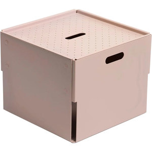 Cutie depozitare Euro XL, 30 x 30 x 22.9 cm, roz