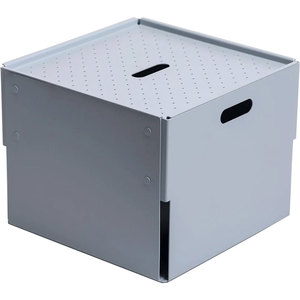 Cutie depozitare Euro XL, 30 x 30 x 22.9 cm, gri inchis