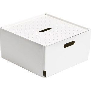 Cutie depozitare Euro Large, 30 x 30 x 14.8 cm, alb