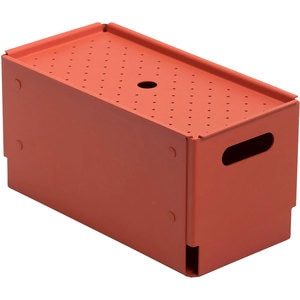 Cutie depozitare Euro Small, 15 x 30 x 15 cm, rosu aprins