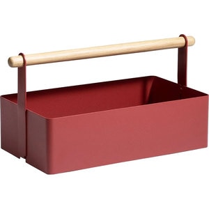 Cutie depozitare Cora Large, 41.6 x 20.3 x 20.3 cm, rosu caramiziu