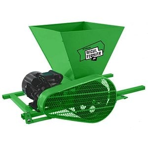Zdrobitor struguri MICUL FERMIER, electric, 550 W, 30 l, 500 kg/h, verde