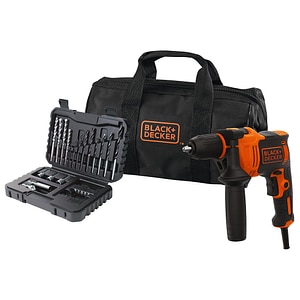 Ciocan rotopercutor BLACK&DECKER BEH710SA32-QS, 710W, 2800rpm, mandrina rapida, 36 accesorii