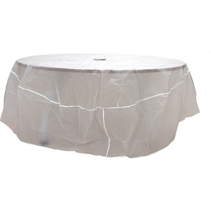 Husa masa gradina B885171, 170 x 90 cm, alb