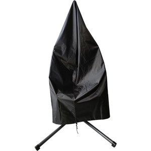 Husa protectie leagan, 190 x 115 cm, negru-argintiu