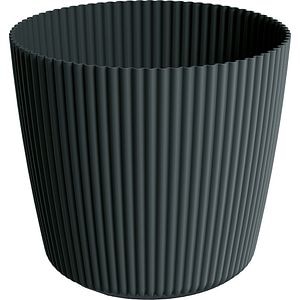 Ghiveci PROSPERPLAST Milly, D12.9 cm, gri inchis