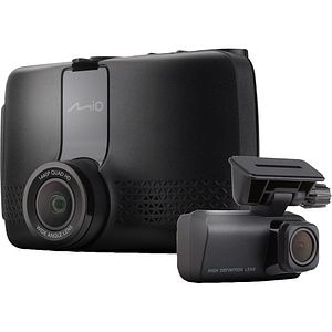 Camera auto duala DVR MIO MiVue 903WD Pro, Quad HD, 2.7", Wi-Fi, G-Senzor + Kit parcare