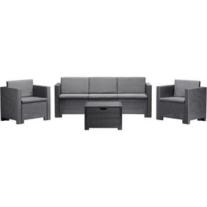 Set mobilier gradina BICA Colorado 3, 4 piese, antracit