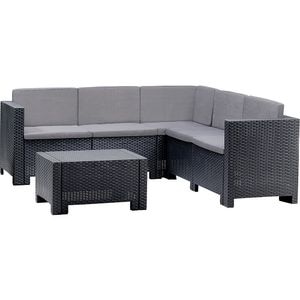 Set mobilier gradina BICA Colorado, 2 piese, antracit