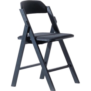 Scaun dining tapitat Pony, negru