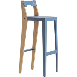 Scaun bar Nyx, maro-albastru deschis