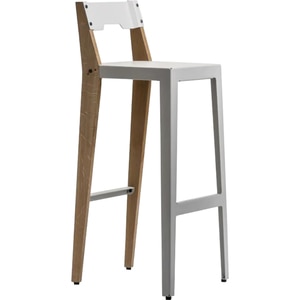 Scaun bar Nyx, maro-gri deschis